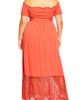 City Chic City Chic Off the Shoulder Maxi Dress - 2