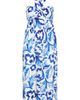 City Chic City Chic Peta Serene Print Halter Neck Maxi Dress - 3