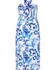City Chic City Chic Peta Serene Print Halter Neck Maxi Dress - 4