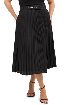 City Chic City Chic Petra Pleated Skirt
