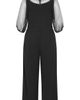 City Chic City Chic Phoenix Embellished Sheer Panel Jumpsuit - 4