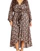 City Chic City Chic Remington Faux Wrap Maxi Dress - 1