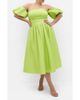 City Chic City Chic Rosalee Off the Shoulder Cotton Midi Dress - 1