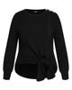 City Chic City Chic Royal Tie Hem Sweater - 3