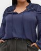 City Chic City Chic Ruffle Puff Sleeve<br />Peasant Blouse - 1