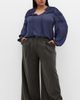 City Chic City Chic Ruffle Puff Sleeve<br />Peasant Blouse - 5