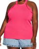 City Chic City Chic Ruffle Trim Knit Halter Top - 1
