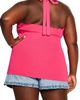 City Chic City Chic Ruffle Trim Knit Halter Top - 2