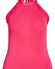 City Chic City Chic Ruffle Trim Knit Halter Top - 3