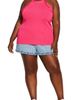 City Chic City Chic Ruffle Trim Knit Halter Top - 5