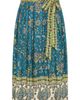 City Chic City Chic Sable Border Tie Waist Maxi Skirt - 3