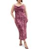 City Chic City Chic Sadie Cowl Neck Satin Slipdress - 1