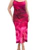 City Chic City Chic Sadie Print Cowl Neck Slipdress - 1