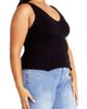 City Chic City Chic Sarah Ribbed Tank Top - 3
