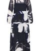 City Chic City Chic Selene Floral Print Long Sleeve Wrap Dress - 4