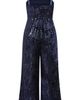 City Chic City Chic Sequin Sleeveless Wide Leg Jumpsuit - 4