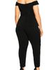 City Chic City Chic Sexy Off the Shoulder Jumpsuit - 2
