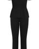 City Chic City Chic Sexy Off the Shoulder Jumpsuit - 4