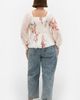 City Chic City Chic Shayla Floral Print Balloon Sleeve Top - 5