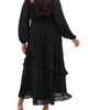 City Chic City Chic Shayla Long Sleeve Dress - 2