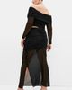 City Chic City Chic Shelly Ruched Mesh Midi Skirt - 3
