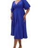 City Chic City Chic Sherree V-Neck Dress - 1