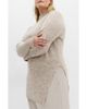City Chic City Chic Side Split Mock Neck Longline Sweater - 1