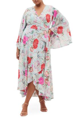 City Chic City Chic Sienna Wrap Maxi Dress
