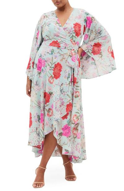 City Chic City Chic Sienna Wrap Maxi Dress