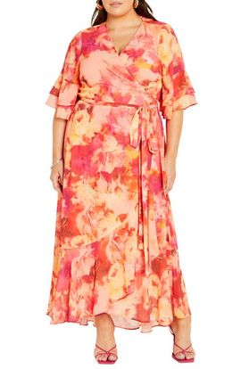 City Chic City Chic Sierra Wrap Maxi Dress