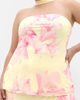 City Chic City Chic Soiree Floral Print Strapless Top & Scarf - 1