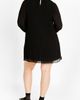 City Chic City Chic Solana Ruffle Long Sleeve Plissé Minidress - 2