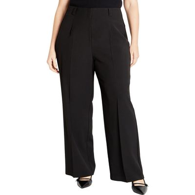 City Chic City Chic Soraya Pleat Wide Leg Pants
