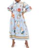 City Chic City Chic Stellar Beauty Long Sleeve Maxi Dress - 1
