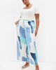City Chic City Chic Surface Level Print Wide Leg Pants - 5
