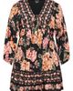 City Chic City Chic The Divine Border Print Long Sleeve Minidress - 3