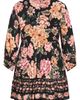 City Chic City Chic The Divine Border Print Long Sleeve Minidress - 4