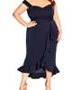 City Chic City Chic The Hypnotise Faux Wrap Midi Dress - 1
