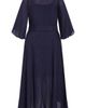 City Chic City Chic The Kira High-Low Ruffle Wrap Maxi Dress - 4