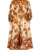 City Chic City Chic The Maddie Print Long Sleeve Wrap Maxi Dress - 2