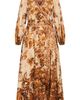 City Chic City Chic The Maddie Print Long Sleeve Wrap Maxi Dress - 3