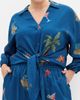 City Chic City Chic Tia Oversize Tie Front Top - 1