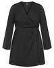 City Chic City Chic Veronika Long Sleeve Wrap Dress - 3