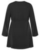 City Chic City Chic Veronika Long Sleeve Wrap Dress - 4
