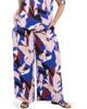 City Chic City Chic Wild Fern Printed Wide Leg Pants  - 1