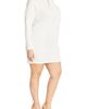 City Chic City Chic Wrap Neck Long Sleeve Minidress - 3