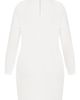 City Chic City Chic Wrap Neck Long Sleeve Minidress - 5
