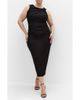 City Chic City Chic Zilla Ruched Sleeveless Maxi Dress - 1
