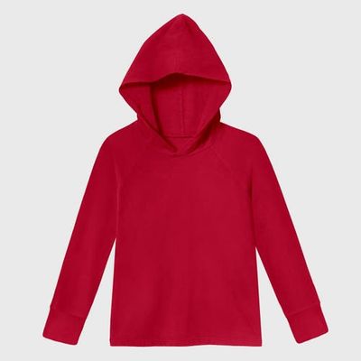CITY THREADS CITY THREADS Baby Boys Medium-Weight 100% Cotton Long Sleeve Hooded Tee with Cuffs