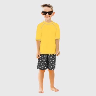 CITY THREADS CITY THREADS Baby Boys UPF 50+ Short Sleeve Rashguard